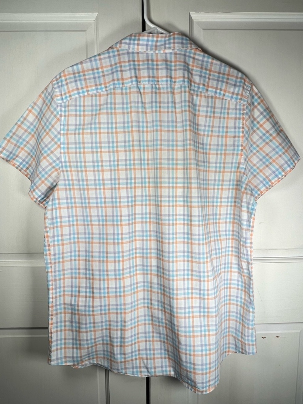 GAP Men's Plaid Short Sleeve Shirt Excellent Condition No Flaws Size Large - Picture 3 of 6